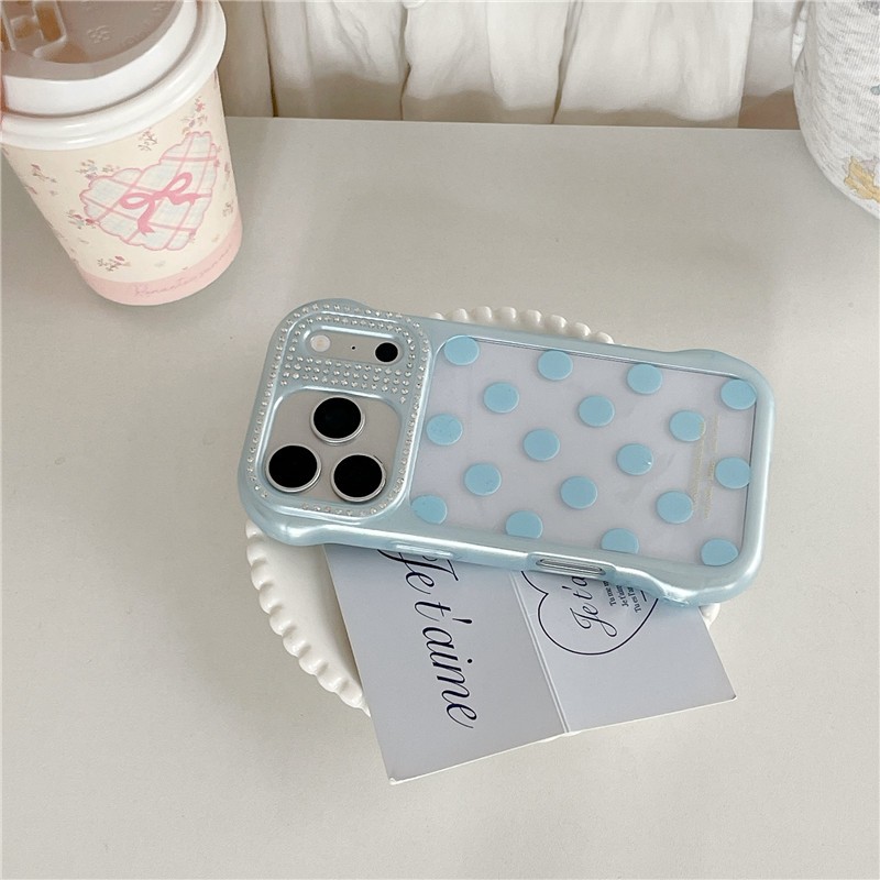 Ốp điện thoại chất liệu Acrylic iPhone 17 Pro Max Dot pattern