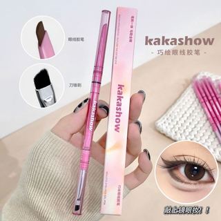 Kakashow Bút Gel Kẻ Mắt 2 Trong 1 Có Bàn Chải Chống Thấm Nước Lâu Dài Chống lem Thích Hợp Cho Người Mới Bắt Đầu NO.C679