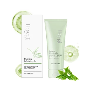 Gel tẩy tế bào chết tinh khiết trà xanh 60g, Tẩy da chết nhẹ nhàng, Tẩy tế bào chết dưỡng ẩm & làm sạch sâu cho mọi loại da
