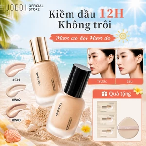 UODO Foundation kem nền Kiểm soát dầu lâu trôi không thấm nước 24h 30g