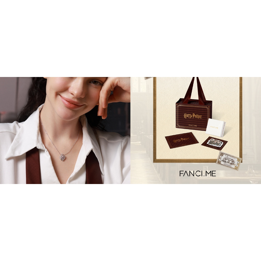 FANCIME x Harry Potter Bộ sưu tập đồng thương hiệu, hộp trang sức quà tặng boutique (không trang sức)