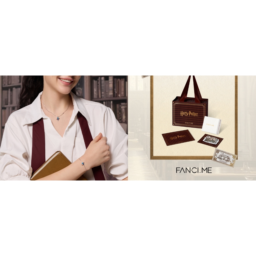 FANCIME x Harry Potter Bộ sưu tập đồng thương hiệu, hộp trang sức quà tặng boutique (không trang sức)