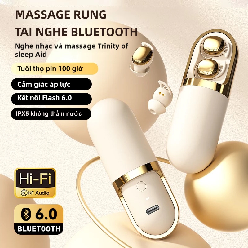 Tai nghe bluetooth Massage rung Massage thư giãn cơ bắp Chống nước IPX5 Không rò rỉ điện