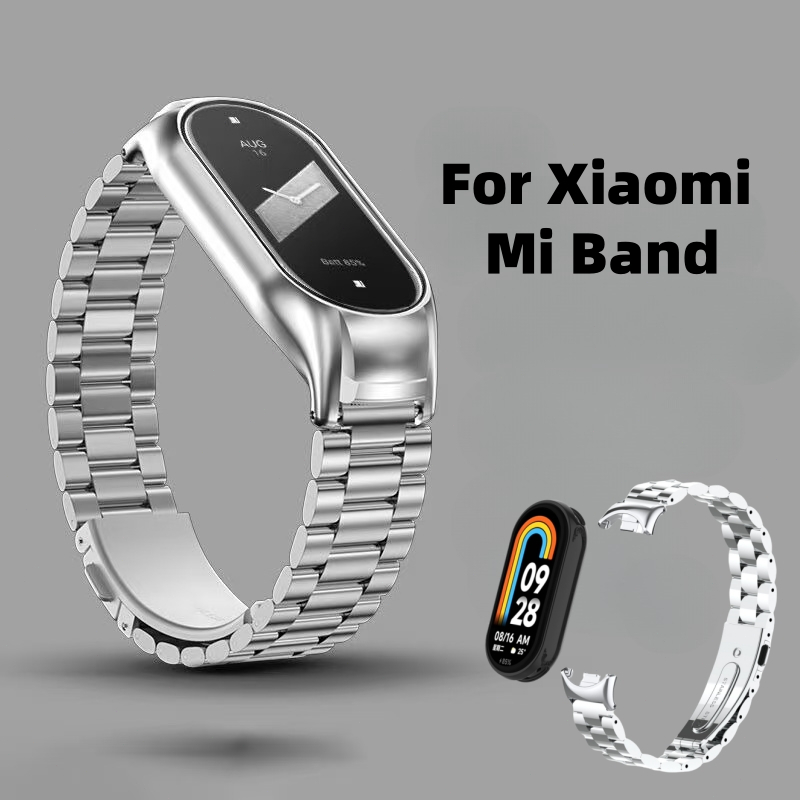 Dành Cho Xiaomi Smart Band 8 9 10 11 Dây Đeo Da Từ Tính Dây Đeo Mi Band 8 9 10 Chống Nước Thể Thao Dây Đeo Da – ảnh mô tả chi tiết 15
