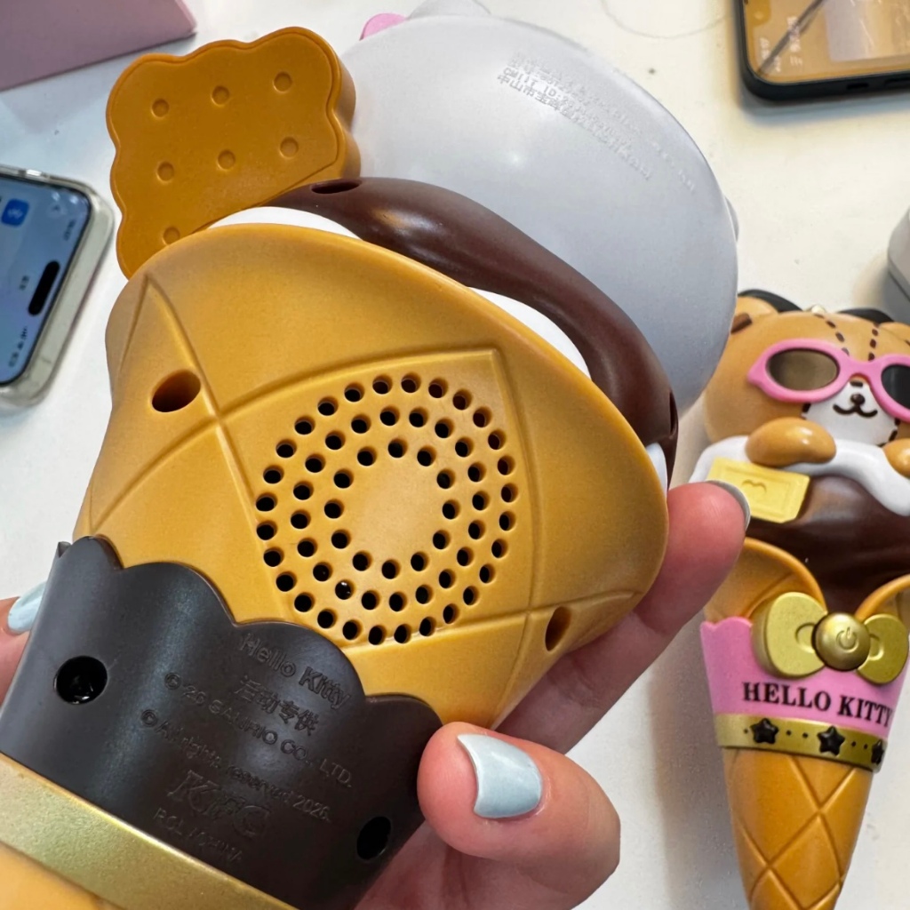 2026 KFC x Sanrio Hello Kitty Ice Cream Cone Bluetooth Microphone