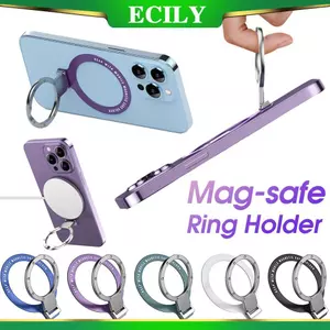 Giá đỡ nhẫn đeo tay ACILY Universal Grip 360 ° Xoay từ tính an toàn cho điện thoại di động, điện thoại ô tô, giá đỡ điện thoại từ tính, nhãn dán khung sau điện thoại