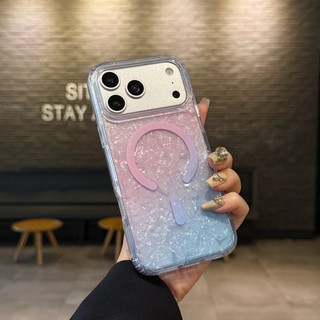Ốp điện thoại từ gradient họa tiết vỏ đại dương sang trọng thích hợp cho iPhone 13 14 15 16 17 Pro Max bao gồm vỏ silicon chống rơi bán trong suốt