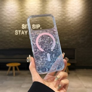 Ốp điện thoại từ gradient họa tiết vỏ đại dương sang trọng thích hợp cho iPhone 13 14 15 16 17 Pro Max bao gồm vỏ silicon chống rơi bán trong suốt