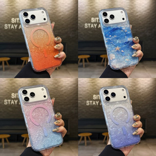 Ốp điện thoại từ gradient họa tiết vỏ đại dương sang trọng thích hợp cho iPhone 13 14 15 16 17 Pro Max bao gồm vỏ silicon chống rơi bán trong suốt