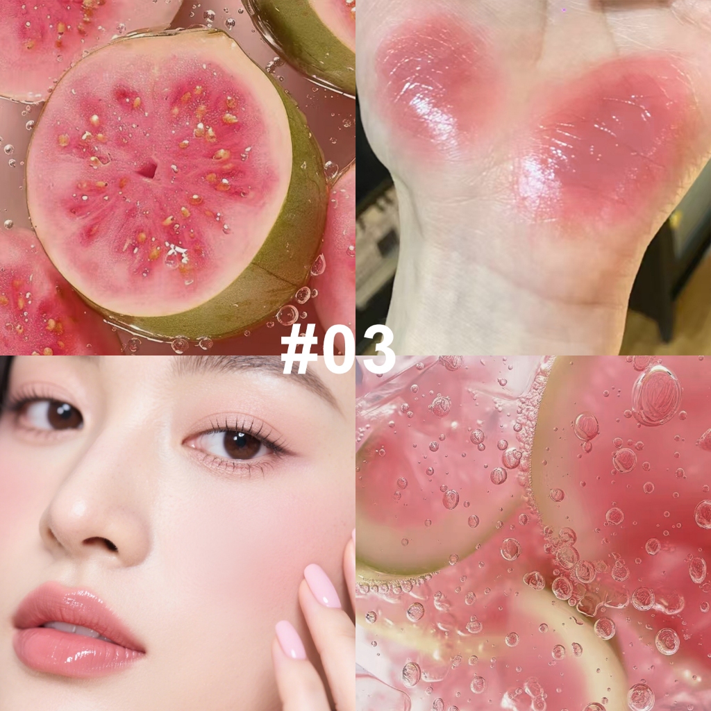 SKYKO Phấn Má Hồng dạng lỏng má hồng Blush High Pigmented Watery Đa năng 7 màu