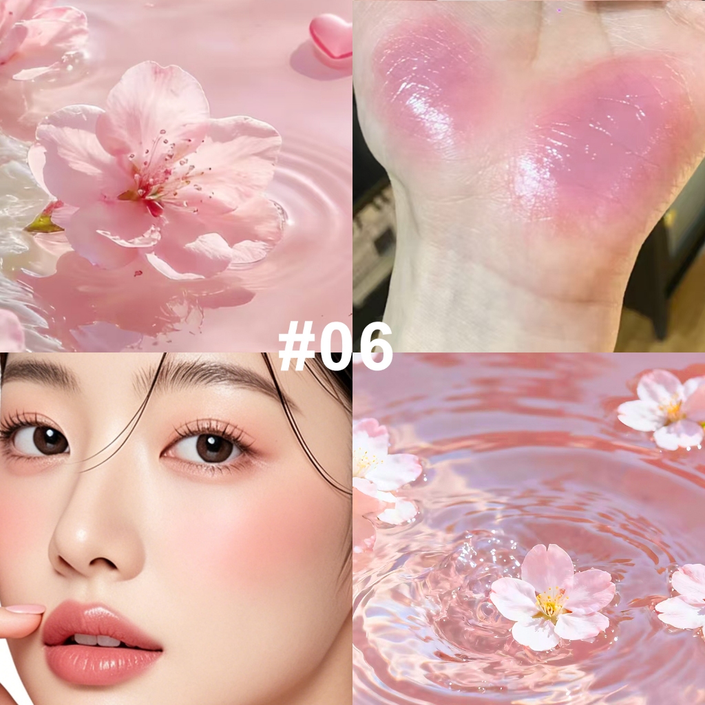 SKYKO Phấn Má Hồng dạng lỏng má hồng Blush High Pigmented Watery Đa năng 7 màu
