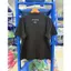 Áo thun ngắn tay in nghệ thuật màu đen cổ điển ngoại cỡ Unisex