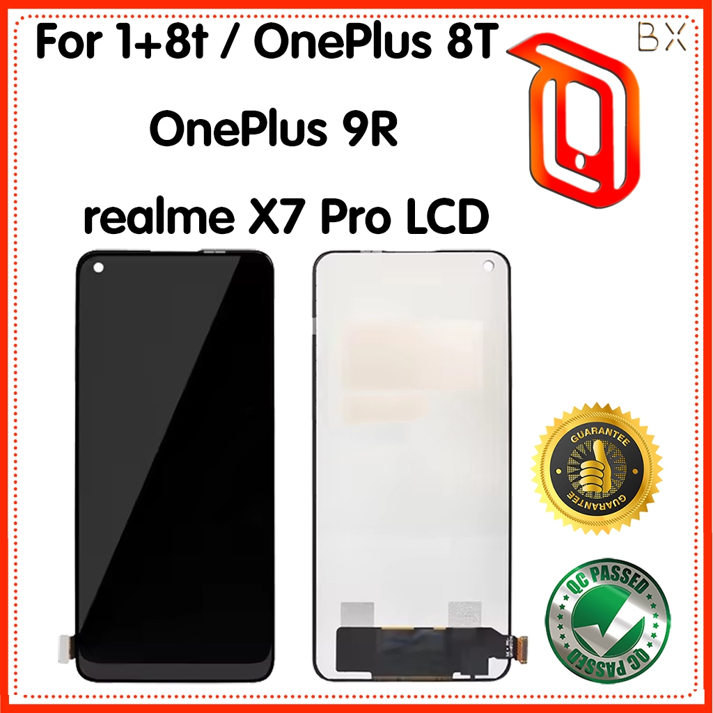 Cho 1 + 8t / OnePlus 8T / OnePlus 9R / realme X7 Pro Màn Hình Hiển Thị Số Hóa Cảm Ứng LCD