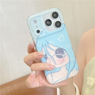 Ốp điện thoại iPhone 17 Pro max Girl họa tiết TPU materia IMD
