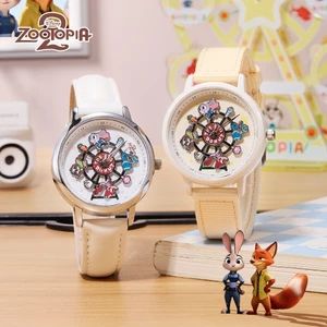 Đồng hồ Disney Xoay Bánh xe đu quay Động vật điên Thành phố Kỳ thi Chuyên dụng Trẻ em Học sinh Trung học Quà tặng sinh nhật