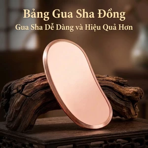 Bảng cạo gió bằng đồng đỏ — Chế tác hoàn toàn từ đồng đỏ nguyên chất, massage, cạo gió, thông kinh lạc, dụng cụ cân cơ, sử dụng toàn thân.