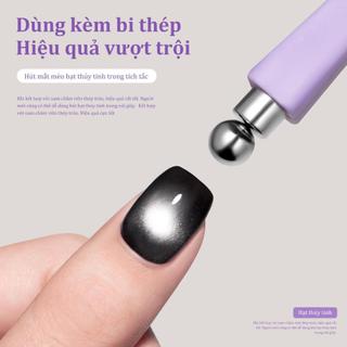 Miss Gooey Bộ dụng cụ vẽ móng nghệ thuật mắt mèo 8 trong 1 từ tính đa chức năng hạt thủy tinh sơn gel móng tay mắt mèo Từ tính mạnh