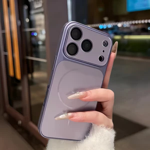 Có màng ống kính / ốp lưng cứng mờ tương thích cho iPhone 13 pro max 14 pro max 15 pro max 16 pro max 17 pro max
