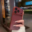 Có màng ống kính / ốp lưng cứng mờ tương thích cho iPhone 13 pro max 14 pro max 15 pro max 16 pro max 17 pro max