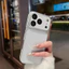 Có màng ống kính / ốp lưng cứng mờ tương thích cho iPhone 13 pro max 14 pro max 15 pro max 16 pro max 17 pro max