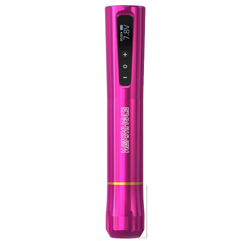 Bút xăm không dây 180° Màn hình lật, chế độ khởi động và chấm điểm, Điện áp có thể điều chỉnh 4-12V