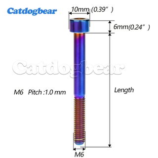 Catdogbear Titan Bolt - Đa kích cỡ từ 10mm đến 65mm, Dành cho Xe Đạp MTB và Seatpost