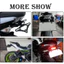Thích hợp cho 2017-2024 Kawasaki NINJA 650 / Z650 Giá đỡ đuôi sau đuôi ngắn Giá đỡ biển số đuôi ngắn