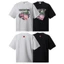 Áo thun Cotton in Logo Unisex dạo phố Cherry Dice