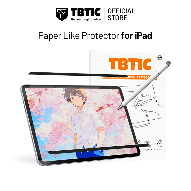 TBTIC Từ Matte Giấy Như Tấm Bảo Vệ Màn Hình Cho iPad Air 7 M3 2025 6 Pro 11 13 Air13 2024 10.9 5th 4th Mini 6 10.5 3th 11th A16 10th 9th 8th 7th 6th Gen 5 4 10.5 10.2 9.7 8.3