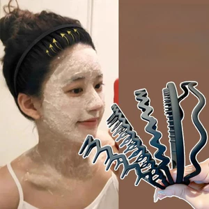 Mùa Hè Màu Nguyên Chất Đầu Bộ Nam Nữ Rửa Mặt Chống Trơn Trượt Phụ Kiện Tóc Bộ Cặp Đôi Băng Đô 2025 Phụ Kiện Thời Trang Mới