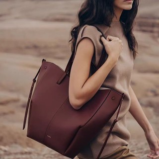 Túi xách nữ POLENE, dung tích lớn, kiểu tote xô