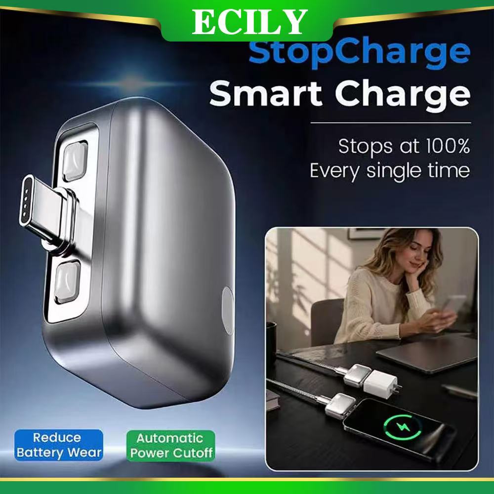 ECILY Type-C 140W Bảo vệ pin kết nối vật lý Bảo vệ chống quá tải Bộ chuyển đổi Type-C tự cắt toàn bộ sạc thông minh, để sạc qua đêm an toàn Sạc tự động thông minh