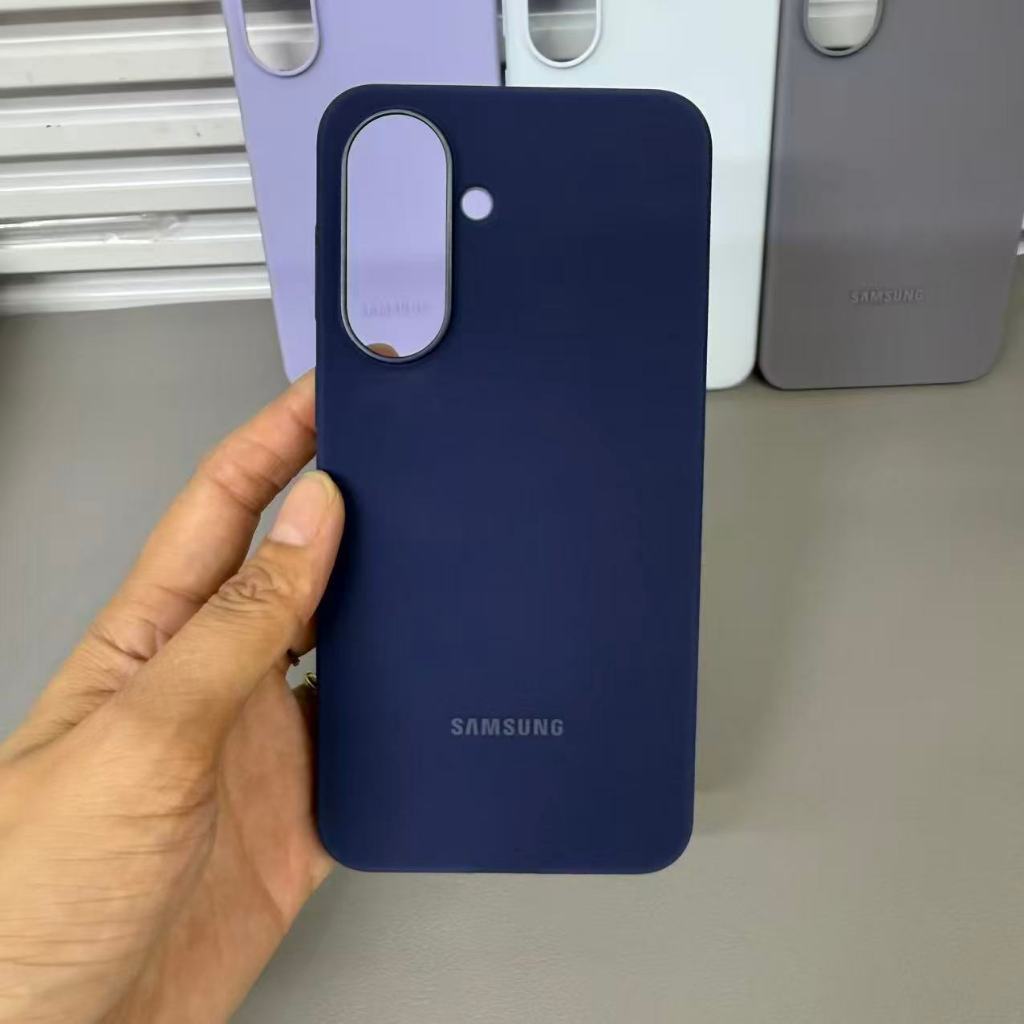 Dành cho silicon lỏng chính hãng từ Samsung cho Galaxy A57 5G Đây là vỏ điện thoại silicon chống trượt và chống rơi bốn gói cho A57 có bao bì