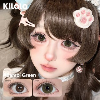 Kính áp tròng Kilala màu nâu BJD Chic Brown/Bambi Green  DIA 14.5mm lens cận 6 tháng có độ 0 [Giá 1 chiếc lens ]