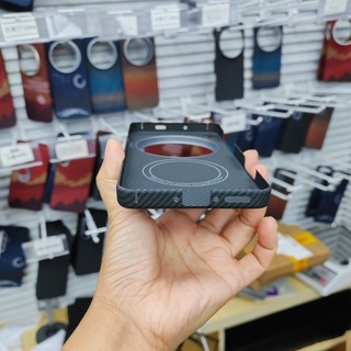 Dành Cho OPPO Find X9 Vỏ Sợi Carbon Aramid Siêu Từ Tính Siêu Mỏng Ống Kính Kim Loại Nhẹ Vỏ Sạc Không Dây Từ Tính
