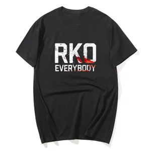 Áo Thun Nam RKO Mọi Người Máu Mới Lạ 100% Cotton Tee Tay Ngắn Áo Cổ Tròn Áo Mùa Hè