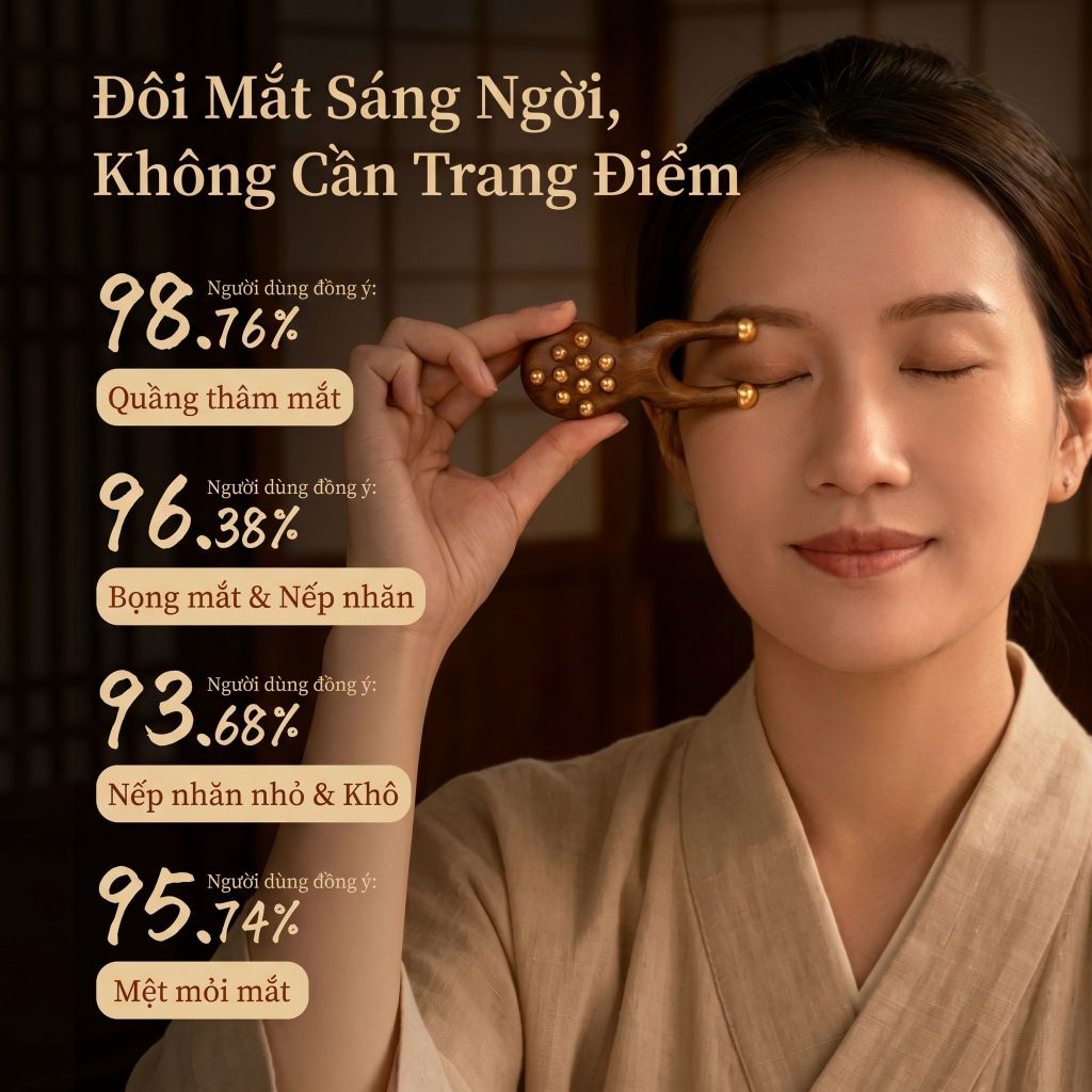 Dao cơ tay cầm bằng gỗ - Dao cơ bằng thép không gỉ: massage, cạo gió, thông kinh lạc, thư giãn cơ, cân cơ.