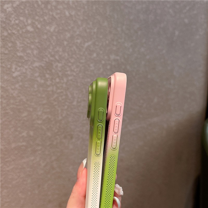 Ốp điện thoại di động hai màu Gradient cho iPhone 17 Pro max