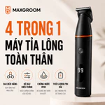 Tông đơ cạo lông MAXGROOM dao cạo lông vùng kín máy cạo râu đa năng 4 in 1 bịch dao râu đơ cơ thể bikini râu máy mu máy cắt tóc mũi mũi dao mặt toàn bộ đơ cắt tóc cắt tỉa mũi — ảnh 1