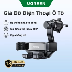 UGREEN Ốp Điện Thoại Gắn Giá Đỡ Xoay 360 Độ Để Xe Hơi Cho iPhone 15 14 13 Pro Max Xiaomi Samsung°Giá Đỡ Điện Thoại Có Thể Xoay Được Tiện Dụng
