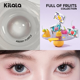Kính áp tròng Kilala màu Trail Grey/Chestnut Milk Brown/Berry Purple lens cận  6 tháng DIA 14.5 có độ (0-8) 1 cặp