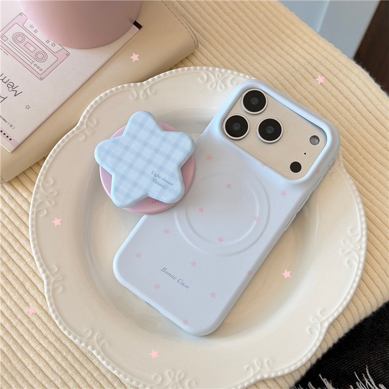 Ốp điện thoại iPhone 17 Pro max Sanded Stars pattern TPU materia IMD