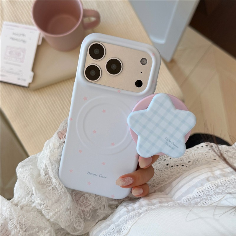 Ốp điện thoại iPhone 17 Pro max Sanded Stars pattern TPU materia IMD