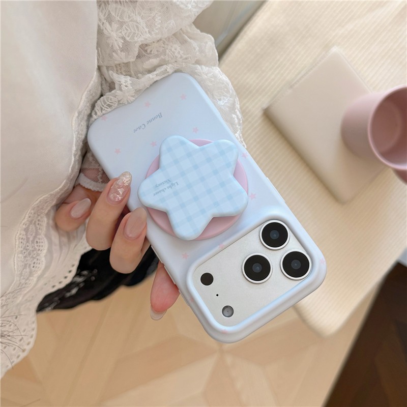Ốp điện thoại iPhone 17 Pro max Sanded Stars pattern TPU materia IMD