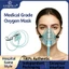 Mặt nạ phòng độc oxy Máy phun sương Mặt nạ cốc Ống hít Conduit Dùng một lần Bệnh viện Phòng khám Chăm sóc sức khỏe Máy tạo hơi