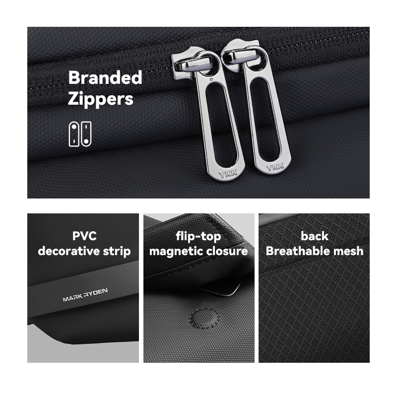 Túi Đeo Chéo MARK RYDEN Chống Thấm Oxford Nylon | Khóa YKK | Ngăn Chống Trộm | Khóa Nam Châm