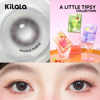 Kính áp tròng Kilala màu Wind Yay Brown/Pearly Grey/Agave Purple lens cận  6 tháng DIA 14.5 có độ (0-8) 1 cặp