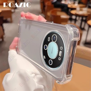 Vỏ Điện Thoại Chống Sốc Túi Khí Trong Suốt Tương Thích Cho Huawei Mate 80 / Mate 80 Pro Bốn Góc Đơn Giản Chống Mài Mòn Silicon Mềm TPU Phụ Kiện Chống Bụi Bao ZS01