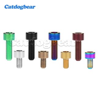 Catdogbear Titan Ti Bu Lông M3 X 6 8 10 12 15 18 20 Mm Vít Lục Giác Bên Trong DIN912 Cho Xe Đạp Ti Fastener