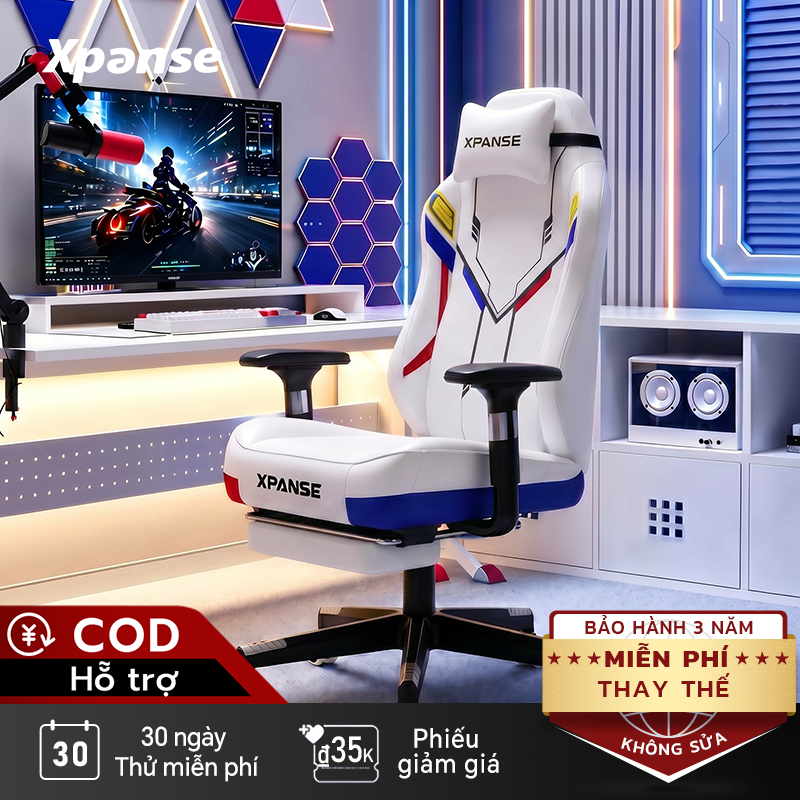 Ghế game gaming Xpanse X32 Mecha Kỷ niệm 45 năm Bản giới hạn ,daIce thoáng khí điều nhiệt | ghế làm việc | ghế công thái học